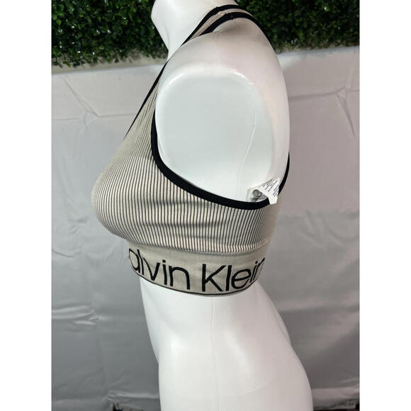 Calvin Klein Ribbed Performance Sports Bra - Picture 2 of 5